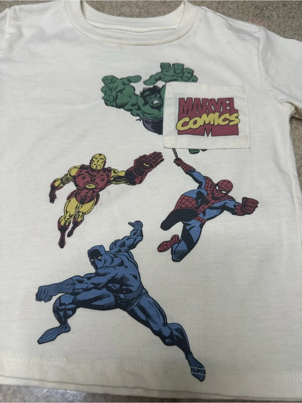 MARVEL SUPERHERO 2 PIECE SHORT SET TODDLER BOY 2T